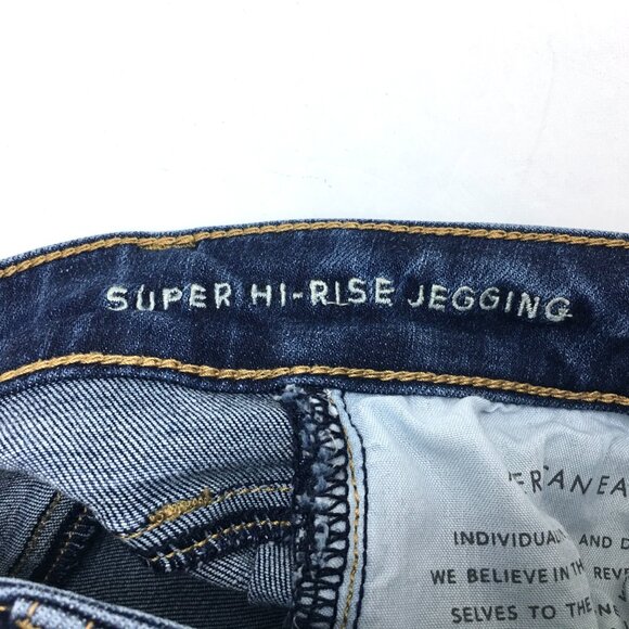American Eagle Women's Jeans Next Level Stretch Jeggings Super High Rise size 2 - Picture 4 of 9